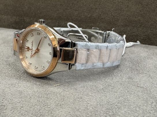 Armbåndsur  MASERATI ATTRAZIONE 30 MM 3H S/WHITE DIAL BR SS+RG