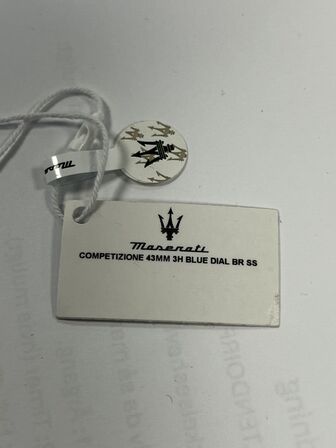 Armbåndsur  MASERATI COMPETIZIONE 43 MM 3H BLUE DIAL BR SS