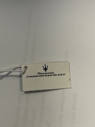 Armbåndsur  MASERATI ATTRAZIONE 43 MM 3H BLUE DIAL BLUE ST