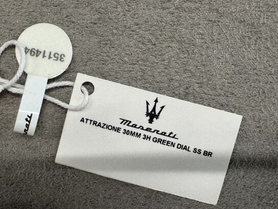 Armbåndsur  MASERATI ATTRAZIONE 30 MM 3H GREEN DIAL SS BR