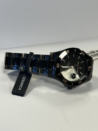 Armbåndsur  MASERATI COMPETIZIONE 43 MM 3H BLACK DIAL BR D GUN