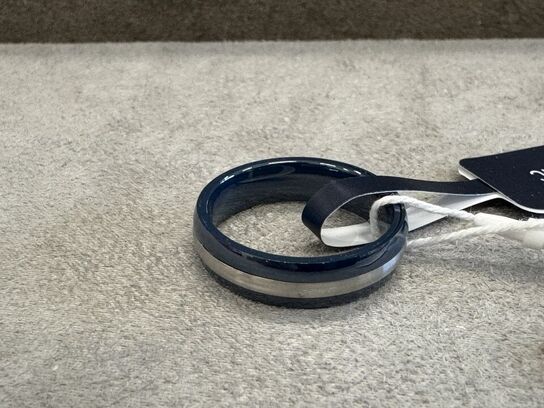 Fingerring MASERATI CERAMIC RING SS CERAMIC BLUE SZ23