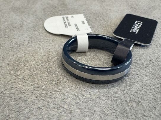 Fingerring MASERATI CERAMIC RING SS CERAMIC BLACK SZ19