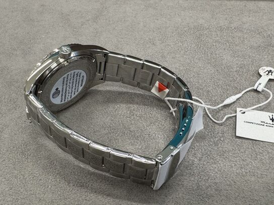 Armbåndsur  MASERATI COMPETIZIONE 43 MM 3H BLUE DIAL BR SS