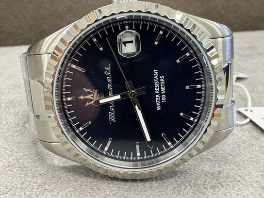 Armbåndsur  MASERATI COMPETIZIONE 43 MM 3H BLUE DIAL BR SS