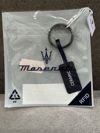 Fingerring MASERATI CERAMIC RING BAND CERAMIC BLACK SZ27