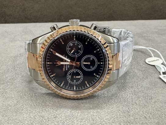 Armbåndsur  MASERATI COMPETIZIONE 43 MM MUL BLUE DIAL SS+RG BR