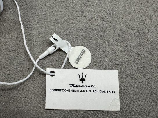 Armbåndsur  MASERATI COMPETIZIONE 43 MM MULT. BLACK DIAL BR SS