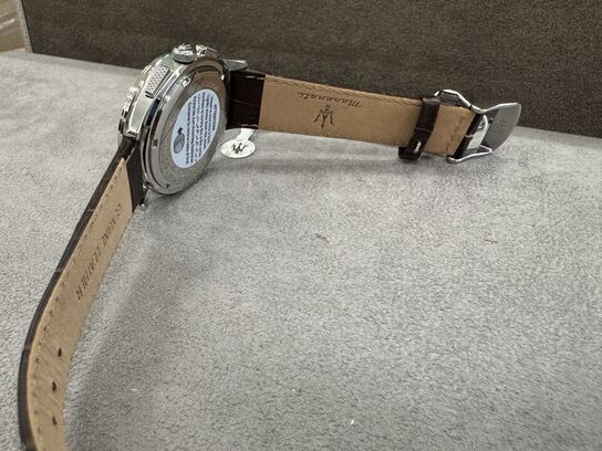 Armbåndsur  MASERATI SORPASSO 42 MM CHRO BEIGE DIAL BROWN ST