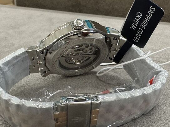 Armbåndsur  MASERATI EPOCA 42 MM AUTO W/SILVER DIAL BR SS+RG