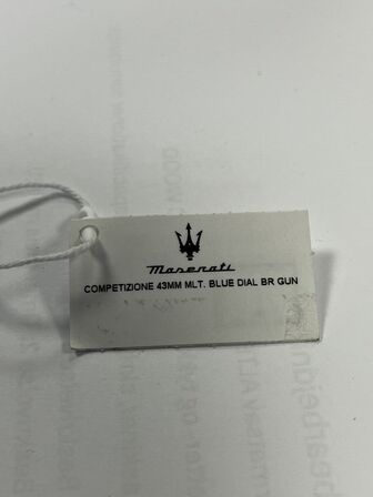 Armbåndsur  MASERATI COMPETIZIONE 43 MM MLT. BLUE DIAL BR GUN