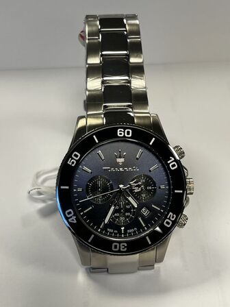 Armbåndsur  MASERATI COMPETIZIONE 43 MM CHR BLUE DIAL SS BR