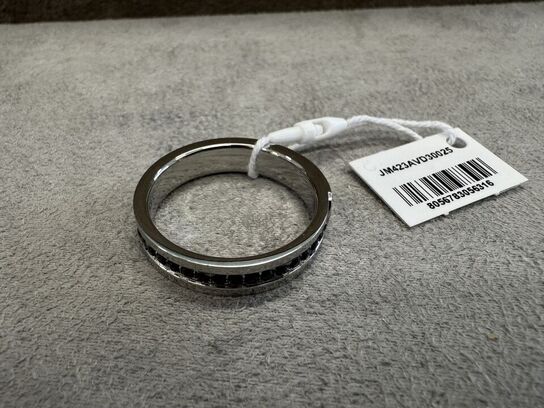 Fingerring MASERATI ICONIC RING SS BLACK CZ BLACK SZ19