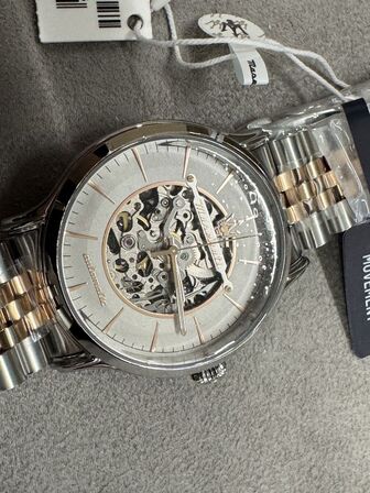 Armbåndsur  MASERATI EPOCA 42 MM AUTO W/SILVER DIAL BR SS+RG