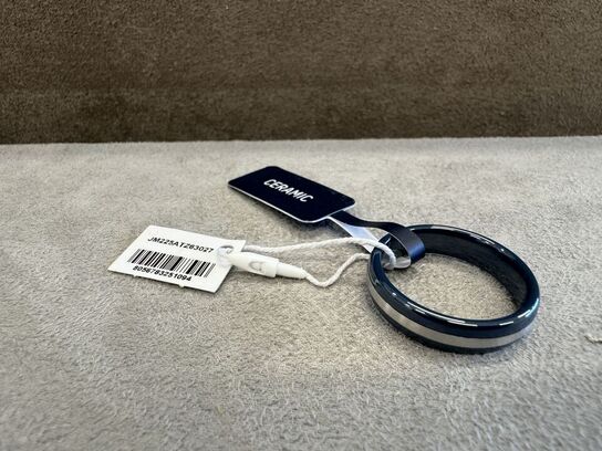 Fingerring MASERATI CERAMIC RING SS CERAMIC BLUE SZ27