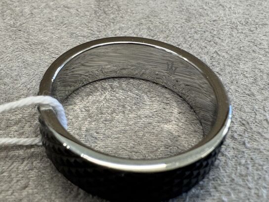 Fingerring MASERATI ICONIC RING BAND SS BLACK SZ27