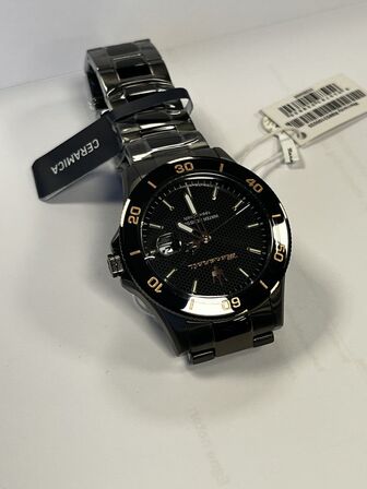 Armbåndsur  MASERATI COMPETIZIONE 43 MM 3H BLACK DIAL BR D GUN