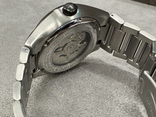 Armbåndsur  MASERATI Triconic Automatic Watch Blue 40 mm Mineral crystal