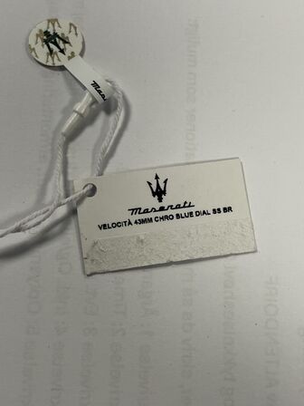 Armbåndsur  MASERATI VELOCITA 43 MM CHRO BLUE DIAL SS BR