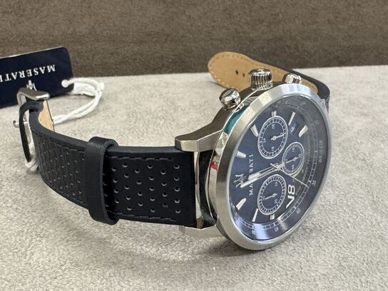 Armbåndsur  MASERATI GRANTURISMO CHRONOGRAPH 44 MM SILVER/BLUE