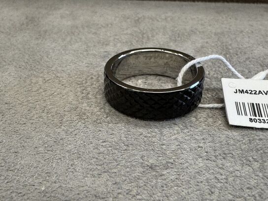 Fingerring MASERATI ICONIC RING BAND SS BLACK SZ23