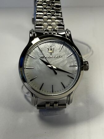 Armbåndsur  MASERATI EPOCA 34 MM WHITE MOP DIAL BR SS