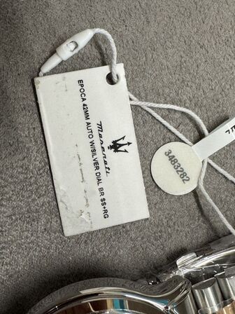 Armbåndsur  MASERATI EPOCA 42 MM AUTO W/SILVER DIAL BR SS+RG