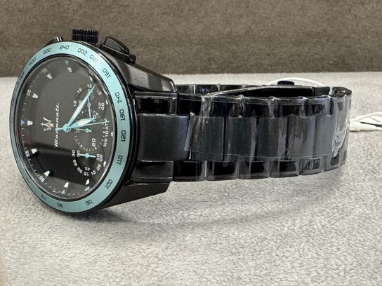 Armbåndsur  MASERATI AQUA EDITION TRAGUARDO 46 BLK DIA BR BLK