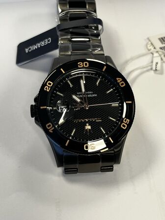 Armbåndsur  MASERATI COMPETIZIONE 43 MM 3H BLACK DIAL BR D GUN