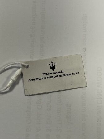 Armbåndsur  MASERATI COMPETIZIONE 43 MM CHR BLUE DIAL SS BR