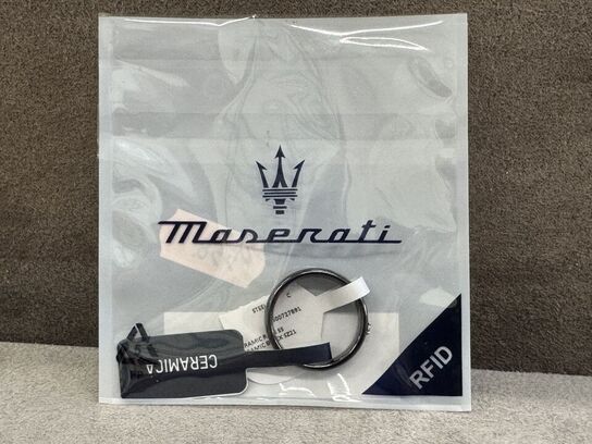 Fingerring MASERATI CERAMIC RING SS CERAMIC BLUE SZ19