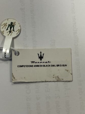Armbåndsur  MASERATI COMPETIZIONE 43 MM 3H BLACK DIAL BR D GUN