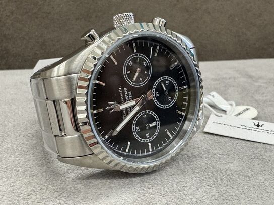 Armbåndsur  MASERATI COMPETIZIONE 43 MM MULT. BLACK DIAL BR SS