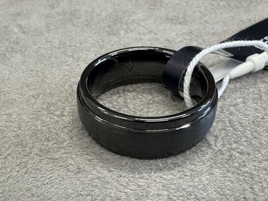 Fingerring MASERATI CERAMIC RING BAND CERAMIC BLACK SZ27