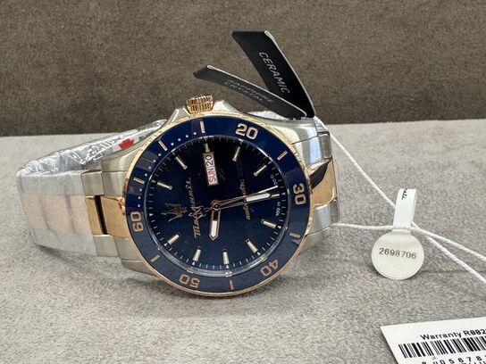 Armbåndsur  MASERATI COMPETIZIONE 43 MM AUTO BLUE DIA BR SS+RG