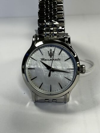 Armbåndsur  MASERATI EPOCA 34 MM 3H WHITE MOP DIAL BR SS