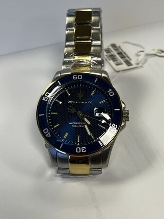 Armbåndsur  MASERATI COMPETIZIONE 43 MM 3H BLUE DI SS+YG B