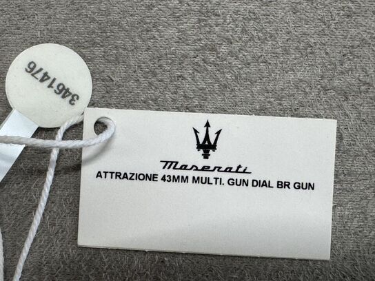 Armbåndsur  MASERATI ATTRAZIONE 43 MM MULTI. GUN DIAL BR GUN 