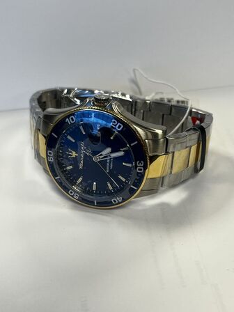 Armbåndsur  MASERATI COMPETIZIONE 43 MM 3H BLUE DI SS+YG B