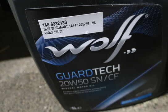 5 liter motorolie WOLF 20W50 SN/CF