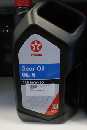 5 liter gearolie TEXACO GL-5