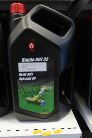 5 liter hydraulikolie TEXACO Rando HDZ 32
