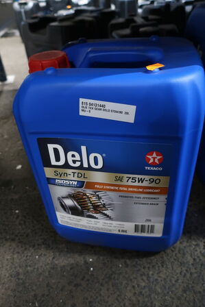 20 liter gearolie DELO Syn-TDL 75W90