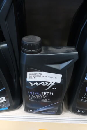 1 liter motorolie WOLF 10W60 M 