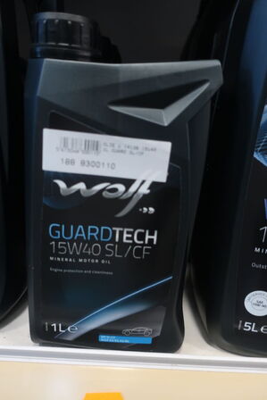 4 stk. motorolie WOLF 15W40 SF/CF