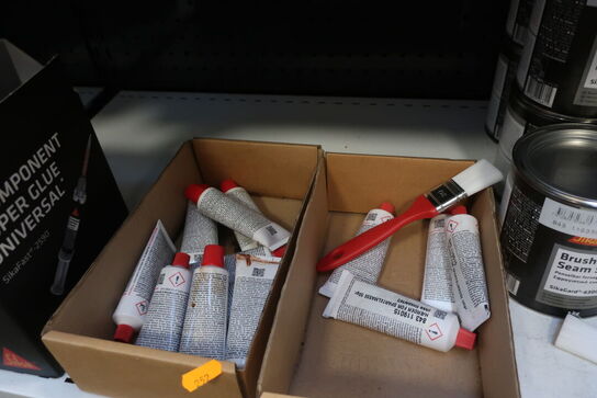 Brushable Seam Sealer samt pensler m.v. 