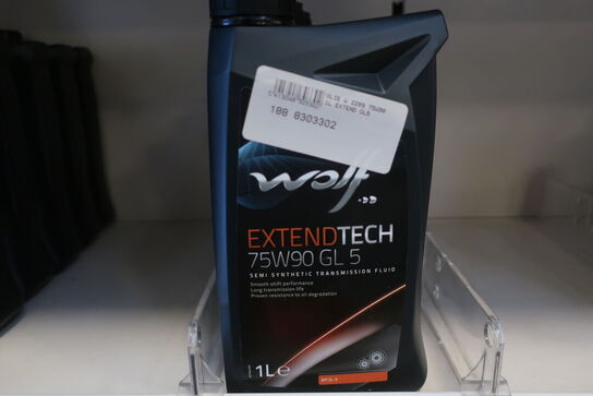 5 stk. gearkasseolie WOLF 75W 90 GL 5