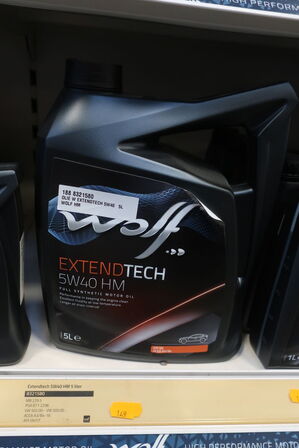 5 liter motorolie WOLF 5W40 HM 