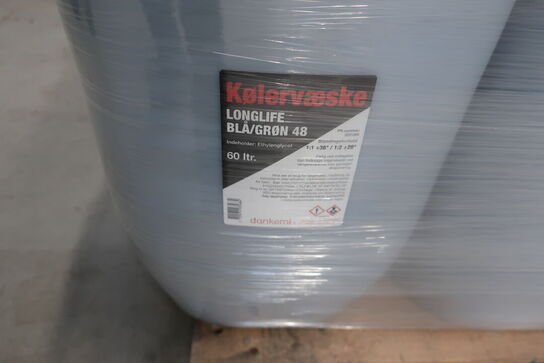 8 stk. kølervæske 60 liter 