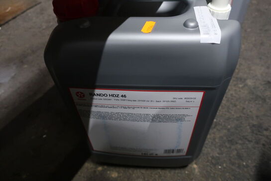 20 liter hydraulikolie TEXACO Rando HDZ 46